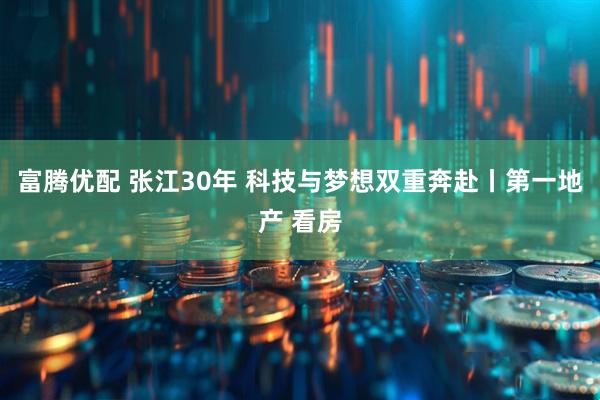 富腾优配 张江30年 科技与梦想双重奔赴丨第一地产 看房