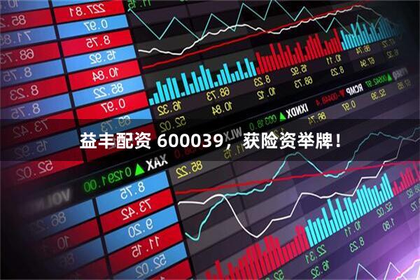 益丰配资 600039,获险资举牌!